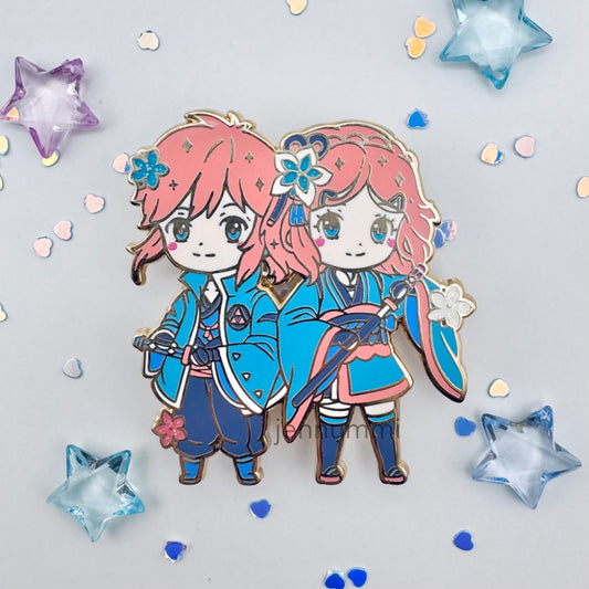 Samurai Heroes Enamel Pin LAST CHANCE (IN-HAND)