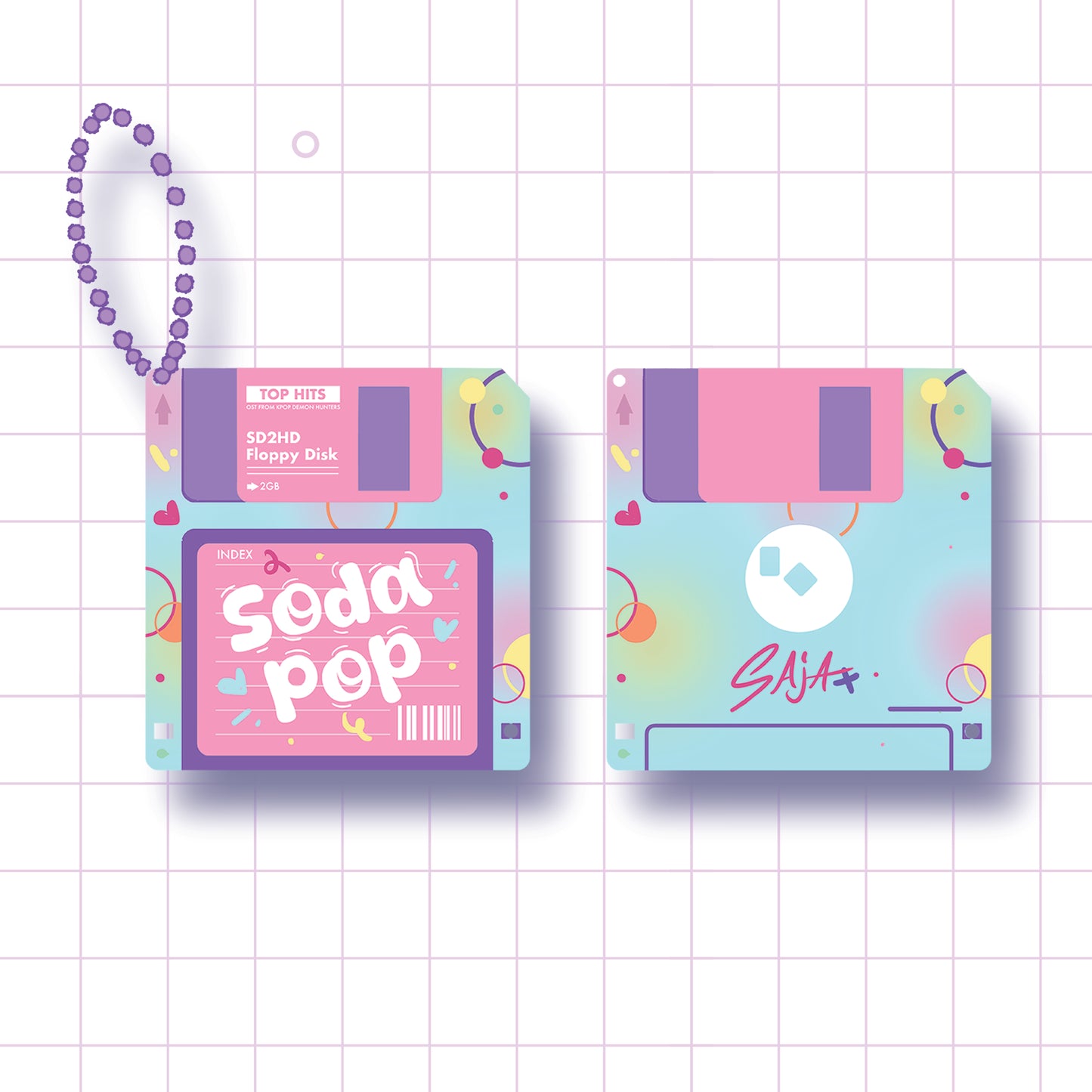 KPDH Floppy Disk Charms (PRE-ORDER)