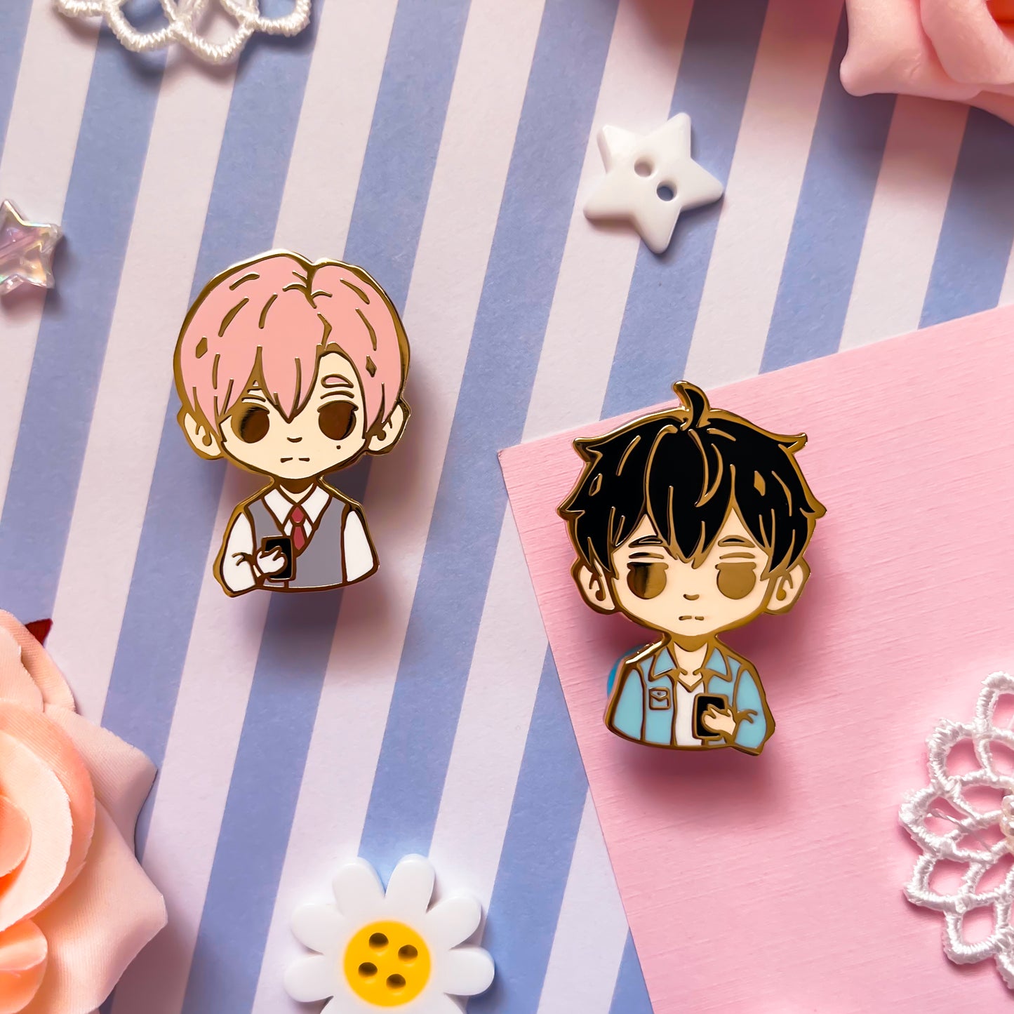 Ten Count Enamel Pins (IN-HAND)