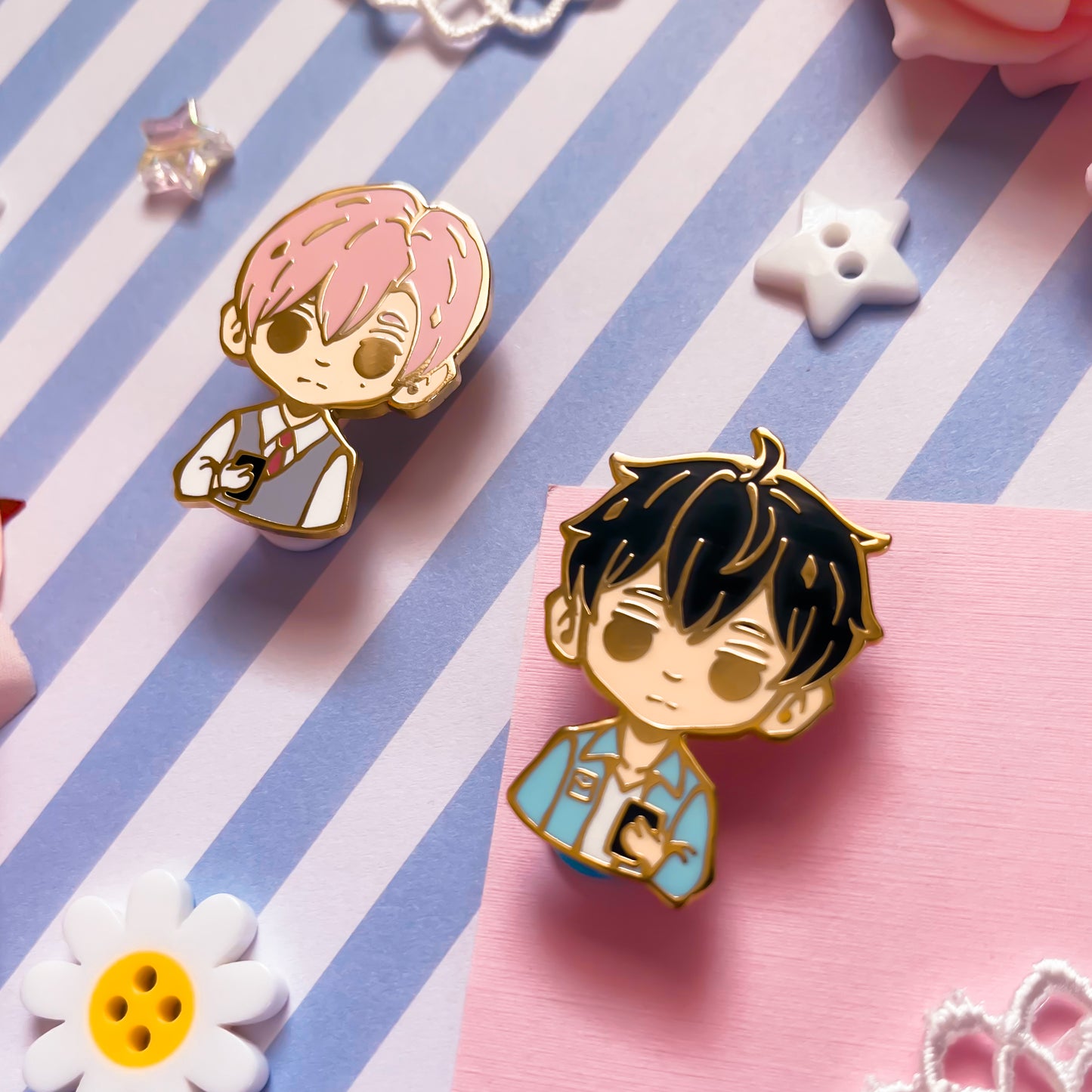 Ten Count Enamel Pins (IN-HAND)