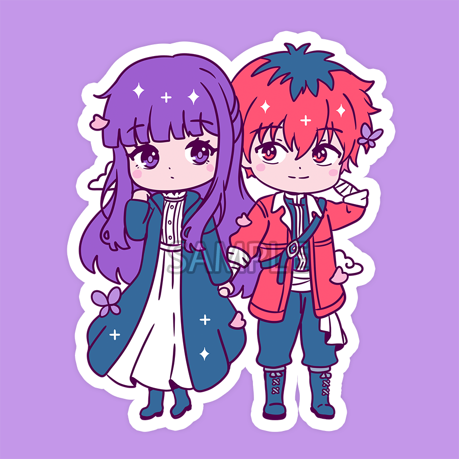 Mage and Warrior Sticker (IN-HAND)