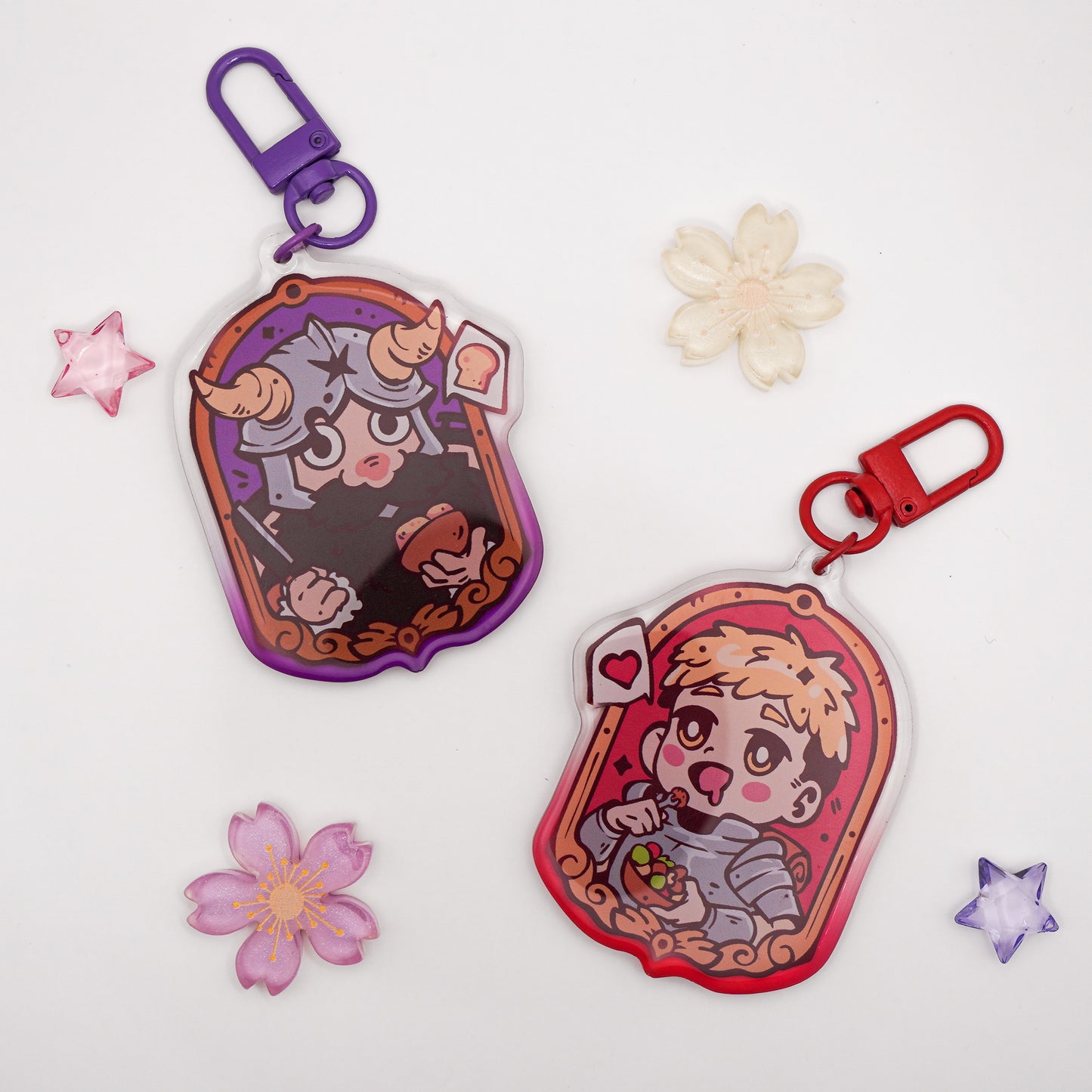 Dungeon Adventurers Acrylic Charms (IN-HAND)