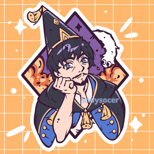Grumpy Witch Sticker (IN-HAND)