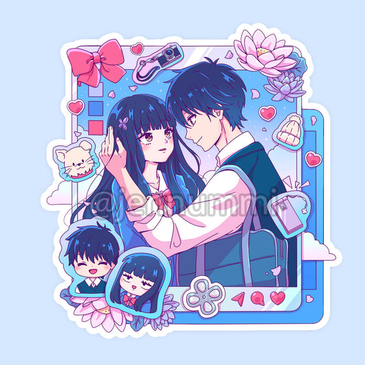 Social Media Shy Lovers Sticker (IN-HAND)