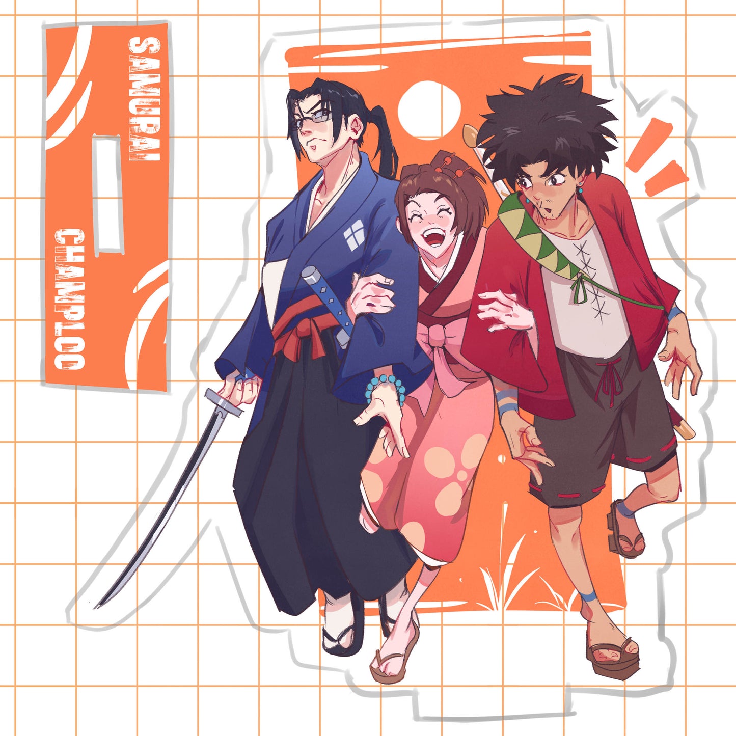 Samurai Champloo Acrylic Stand (IN-HAND)