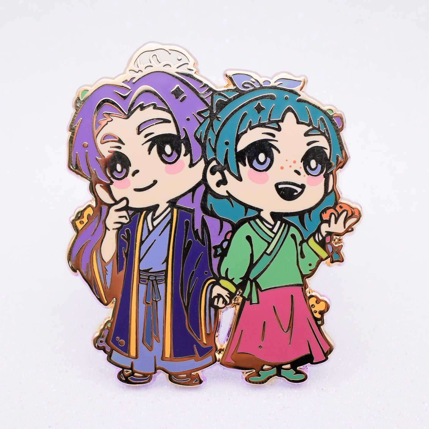 Poison Partners Couple Enamel Pin (IN-HAND)