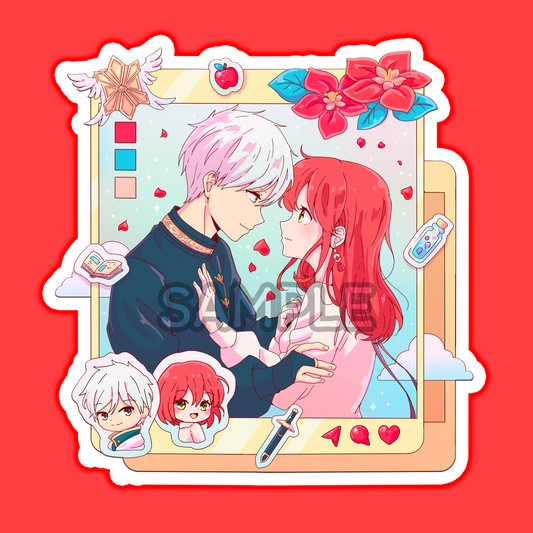 Social Media Red Sticker (IN-HAND)