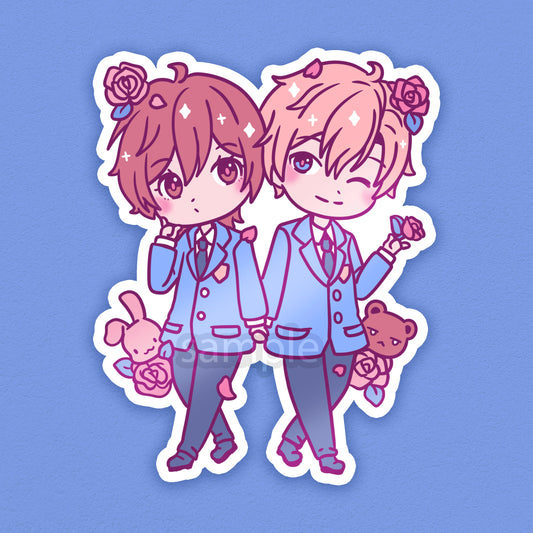 Host Boy & Girl Sticker (IN-HAND)