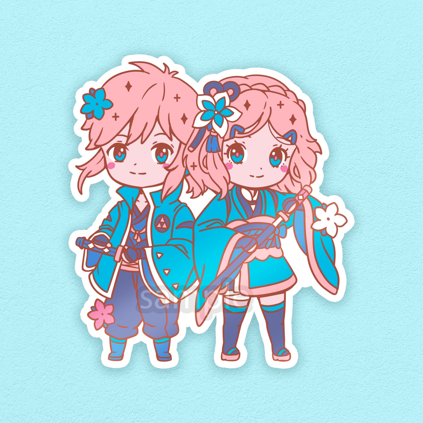 Samurai Heroes Sticker LAST CHANCE  (IN-HAND)