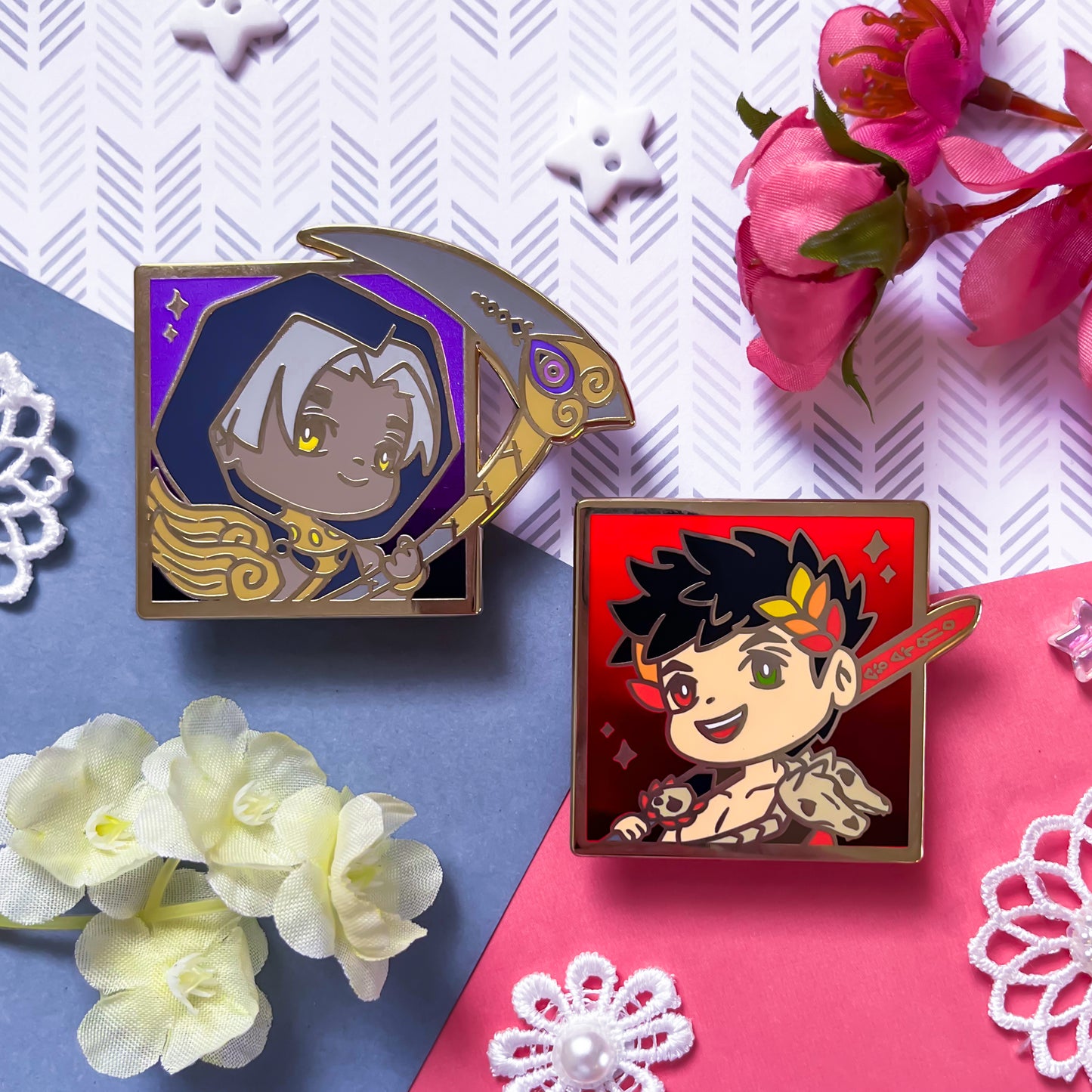 Hades Enamel Pins (IN-HAND)