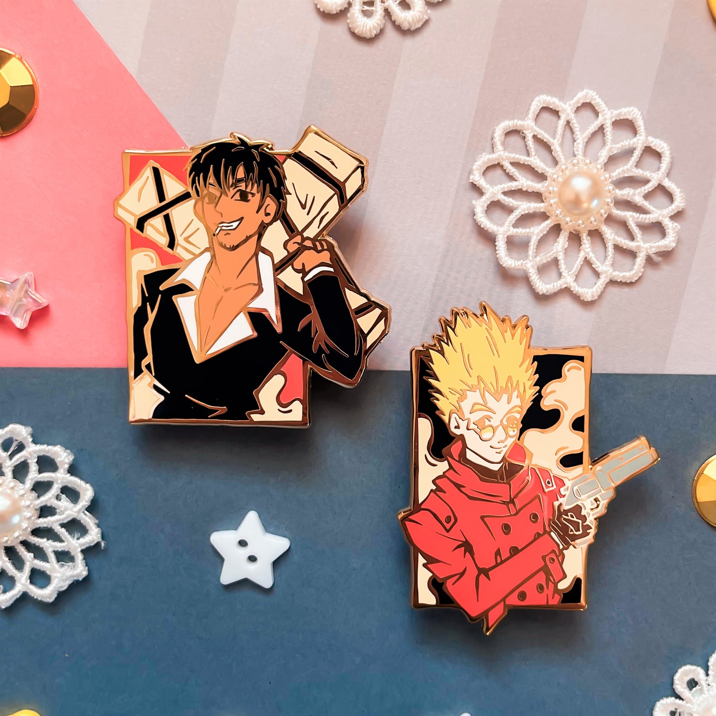 Trigun Enamel Pins (IN-HAND)