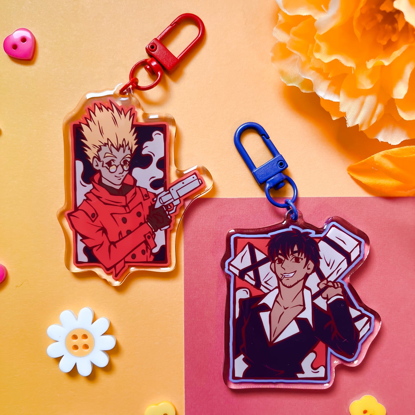Trigun Acrylic Charms (IN-HAND)