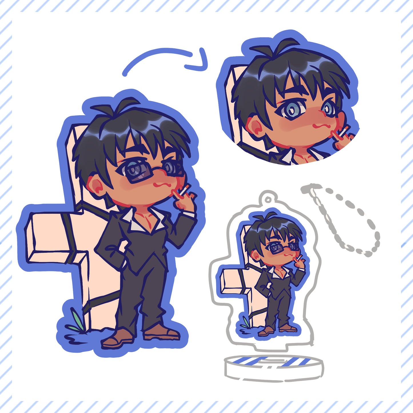 Trigun Maximum Acrylic Stand/Charm (IN-HAND)