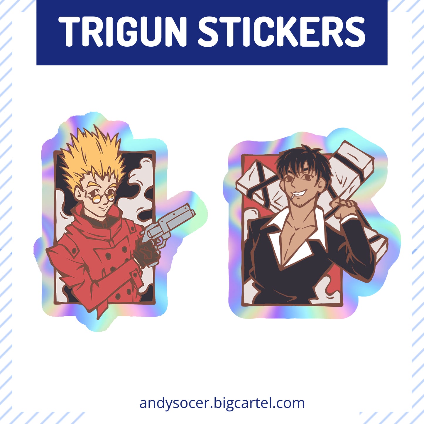 Trigun Stickers (IN-HAND)