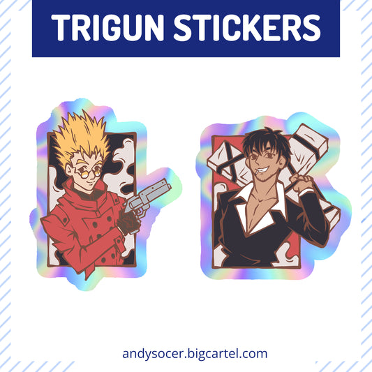 Trigun Stickers (IN-HAND)