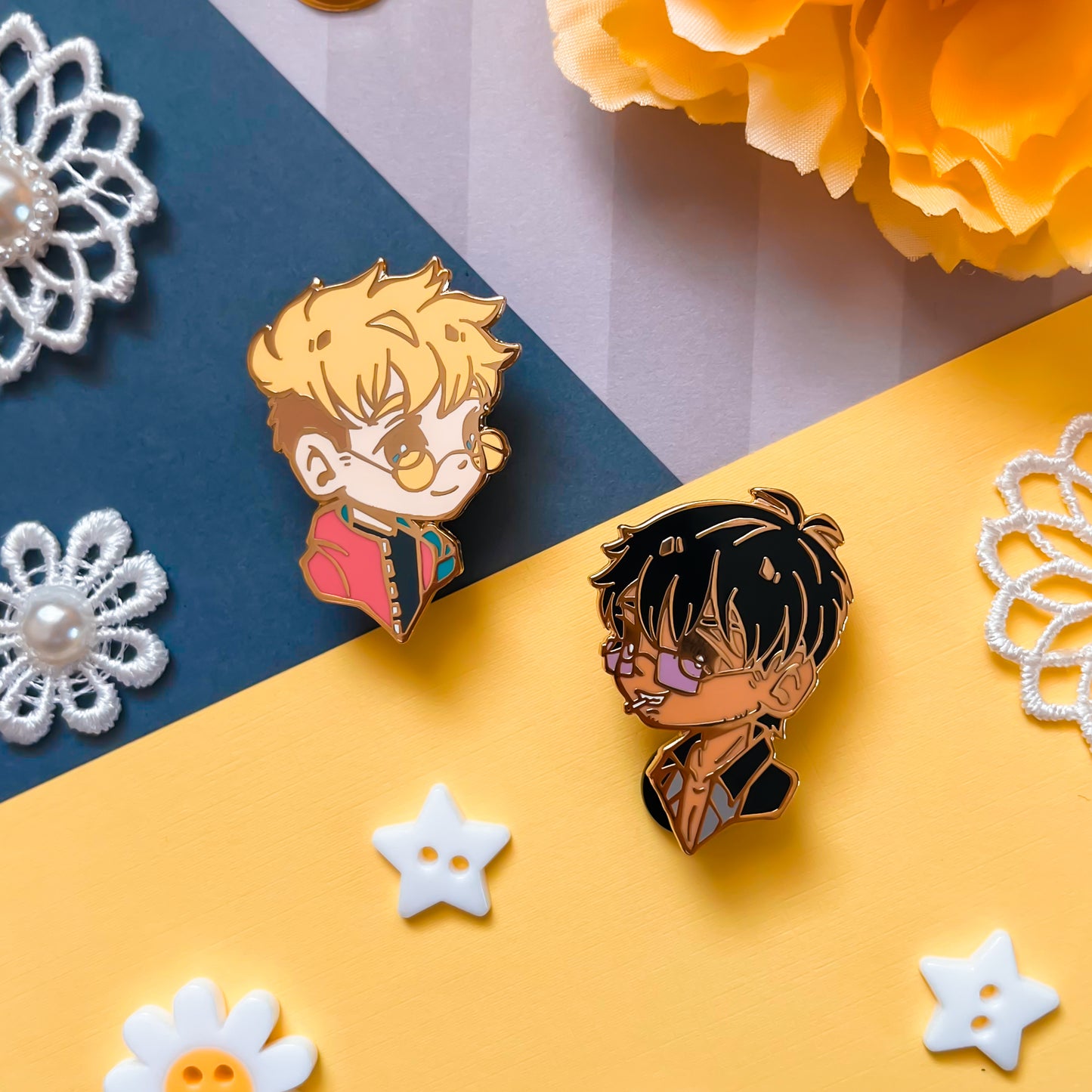 Trigun Stampede Chibi Enamel Pins (IN-HAND)