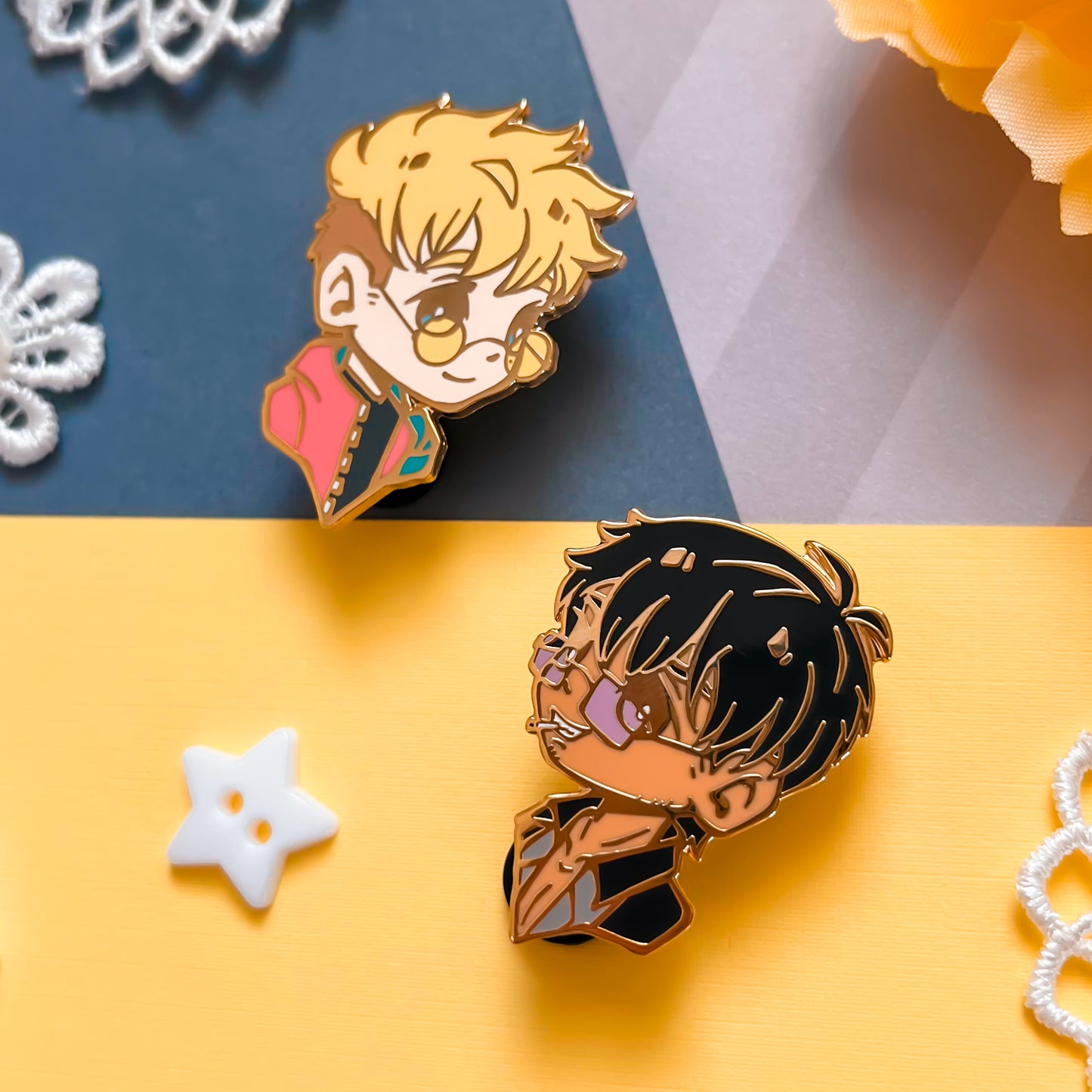 Trigun Stampede Chibi Enamel Pins (IN-HAND)