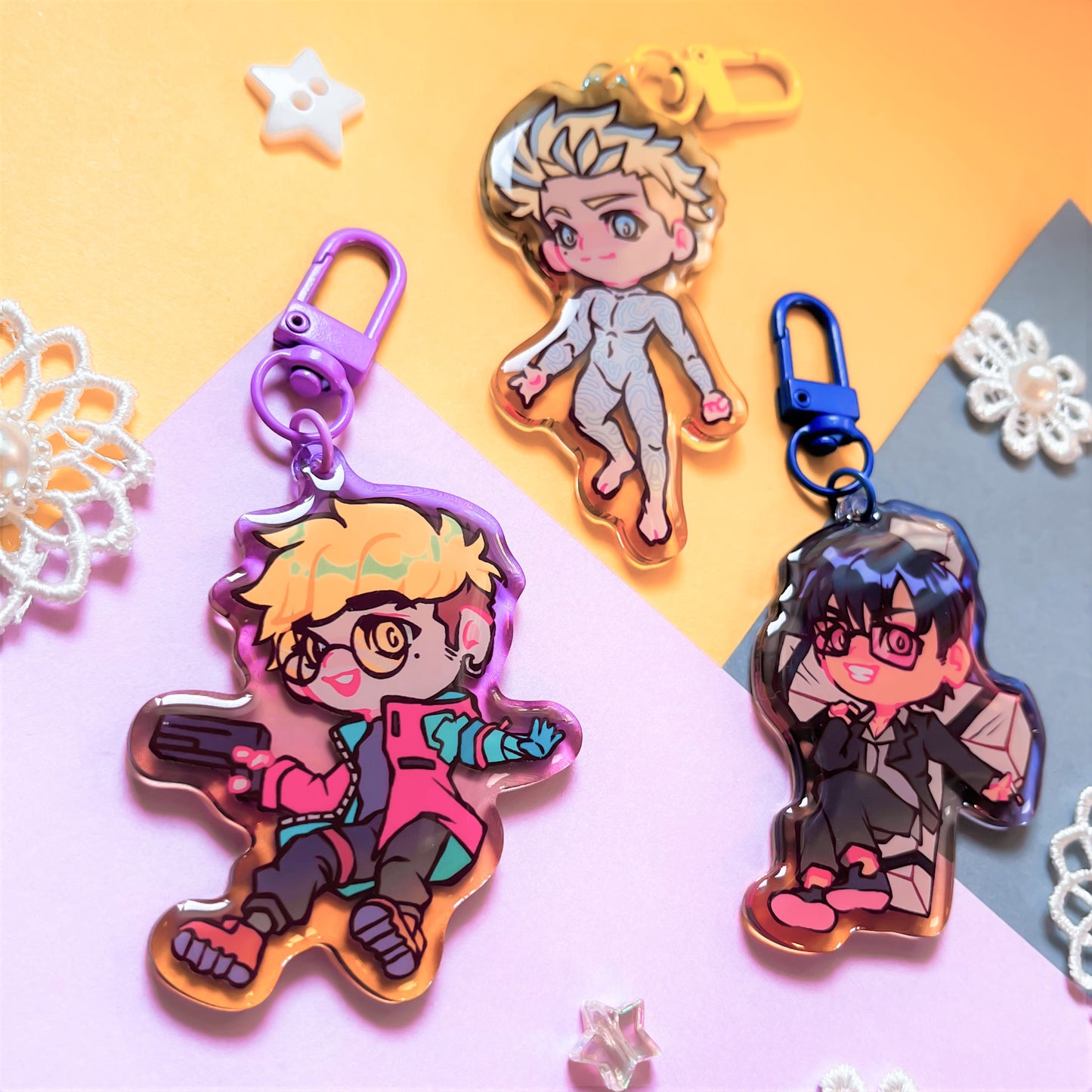 Trigun Stampede Acrylic Charms (IN-HAND)
