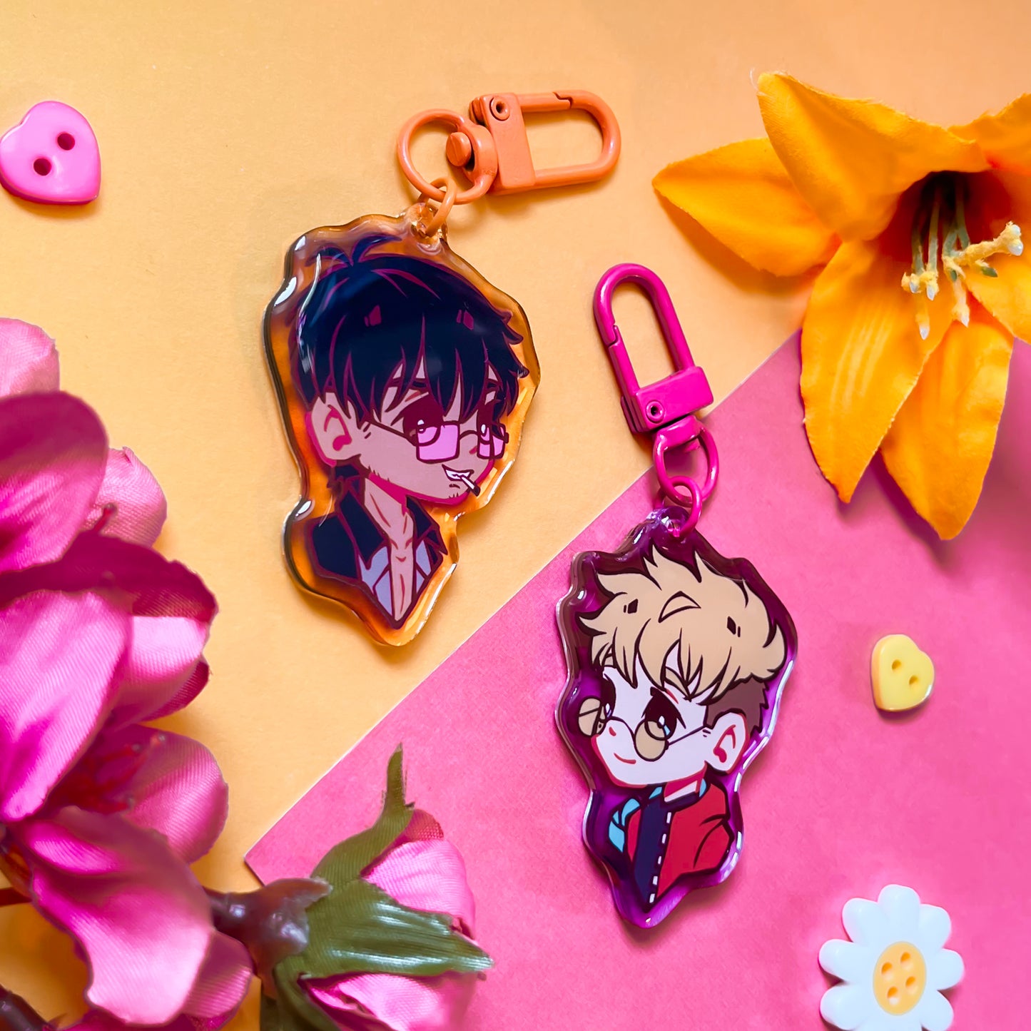 Trigun Stampede Chibi Acrylic Charms (IN-HAND)