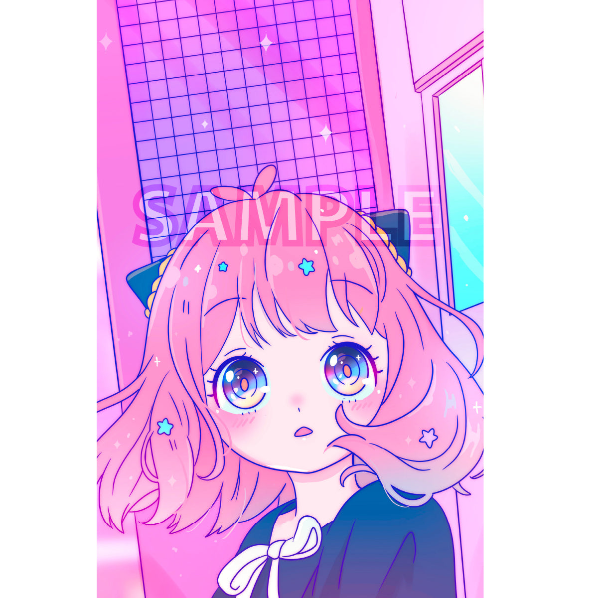 Undercover Glowy Eyes Postcard (IN-HAND)