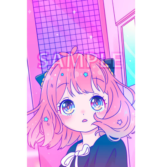 Undercover Glowy Eyes Postcard (IN-HAND)