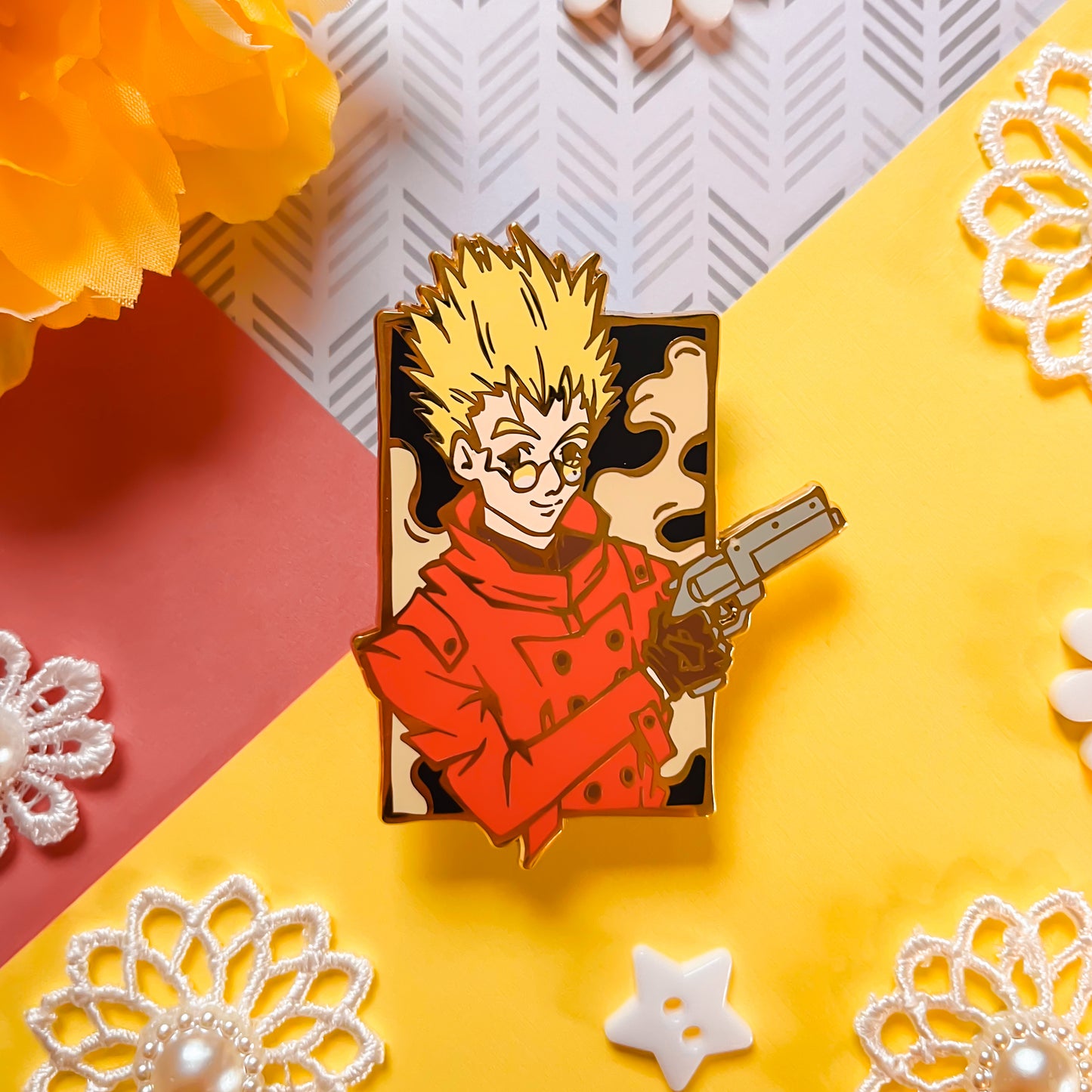 Trigun Enamel Pins (IN-HAND)