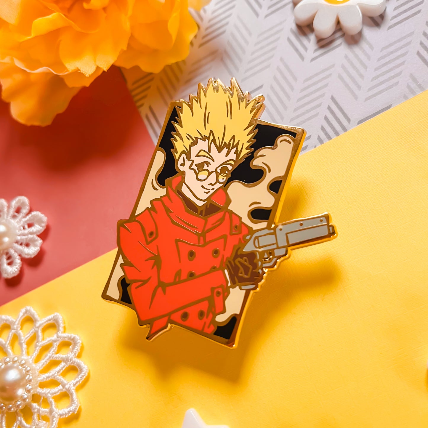 Trigun Enamel Pins (IN-HAND)