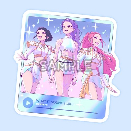 KPOP WH4T 1T S0UNDS L1K3 Sticker (IN-HAND)