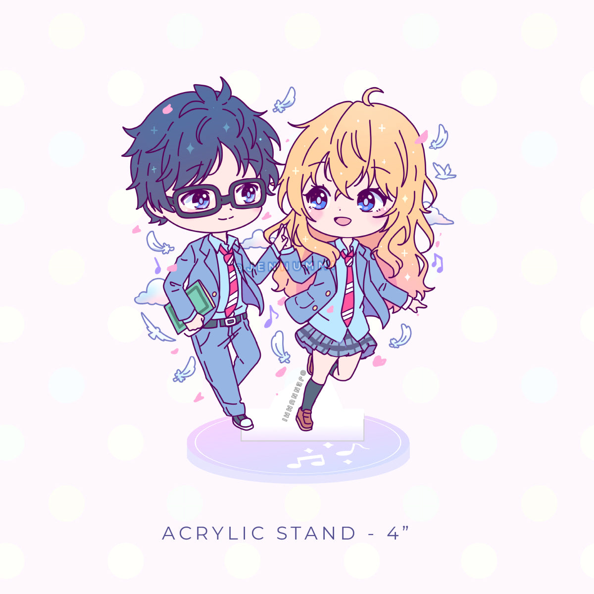 Violinist and Pianist Acrylic Stand (PRE-ORDER)