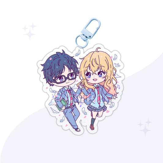 Violinist and Pianist Acrylic Charm