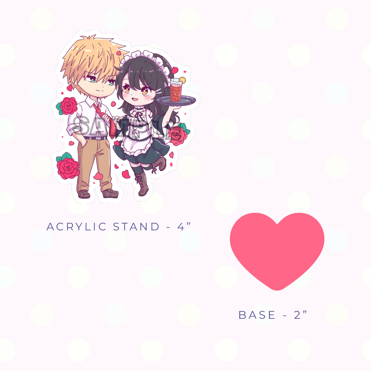 Cafe Couple Acrylic Stand (PRE-ORDER)