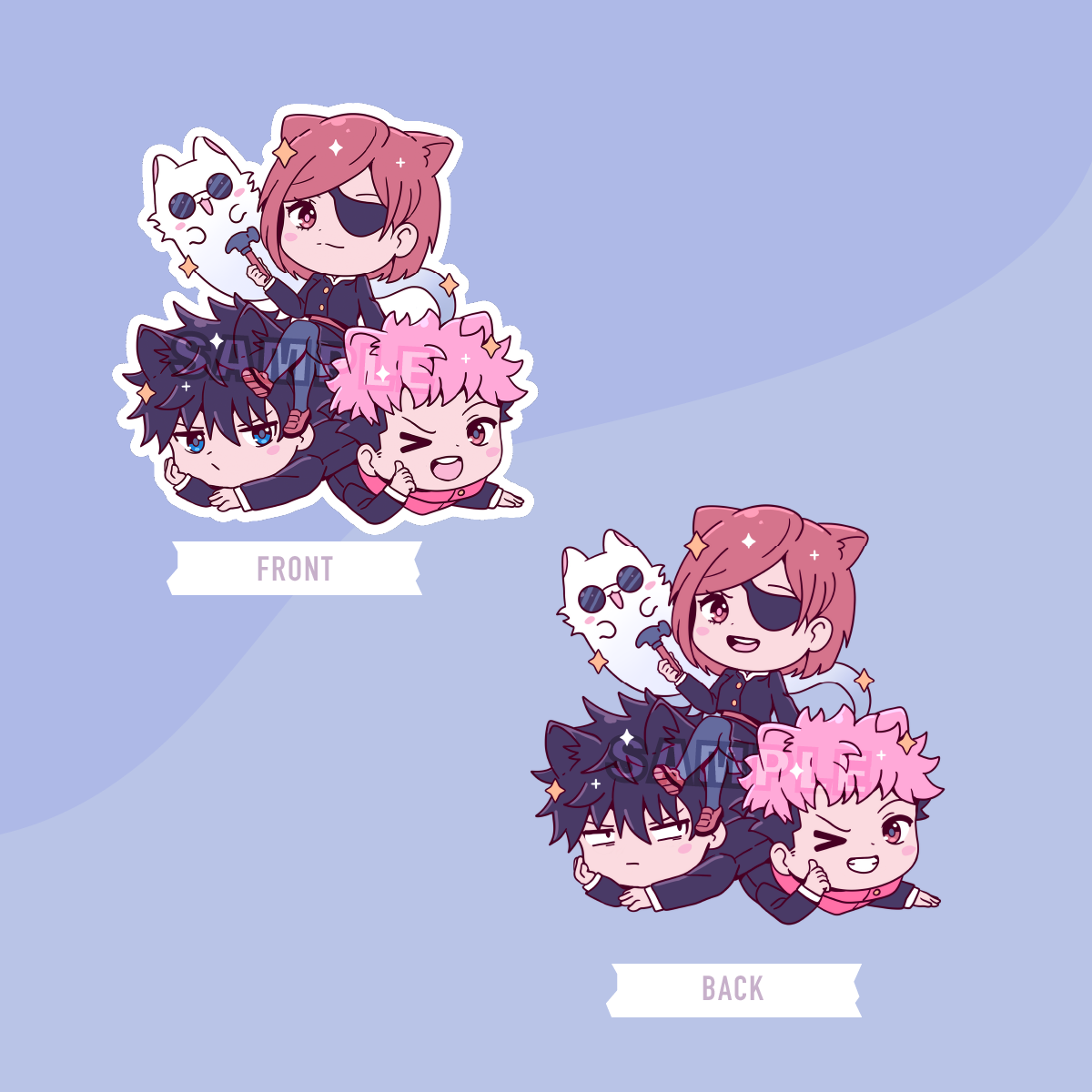 Chaotic Trio Acrylic Charm (IN-HAND)