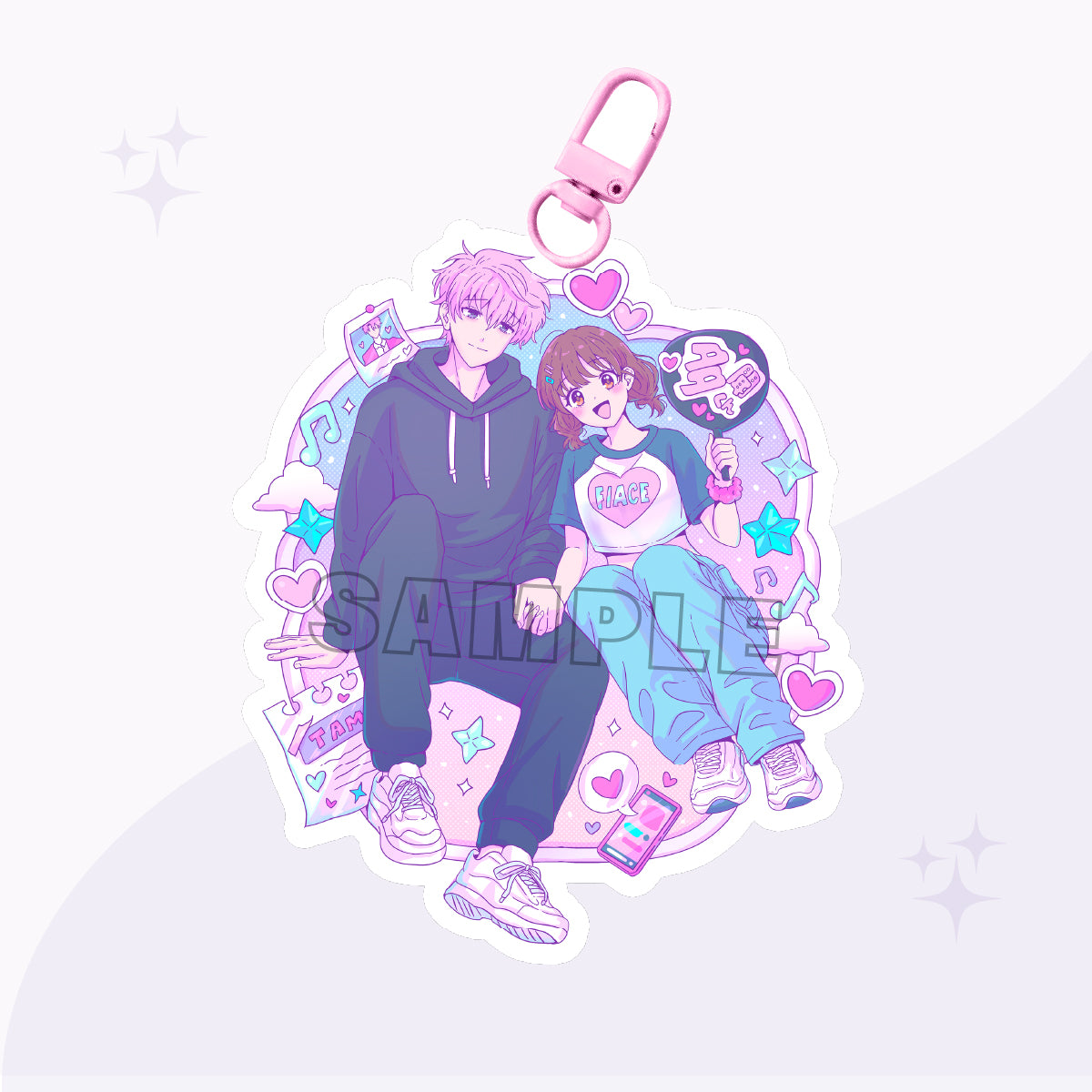 Cleaner Pastel Acrylic Charm (PRE-ORDER)