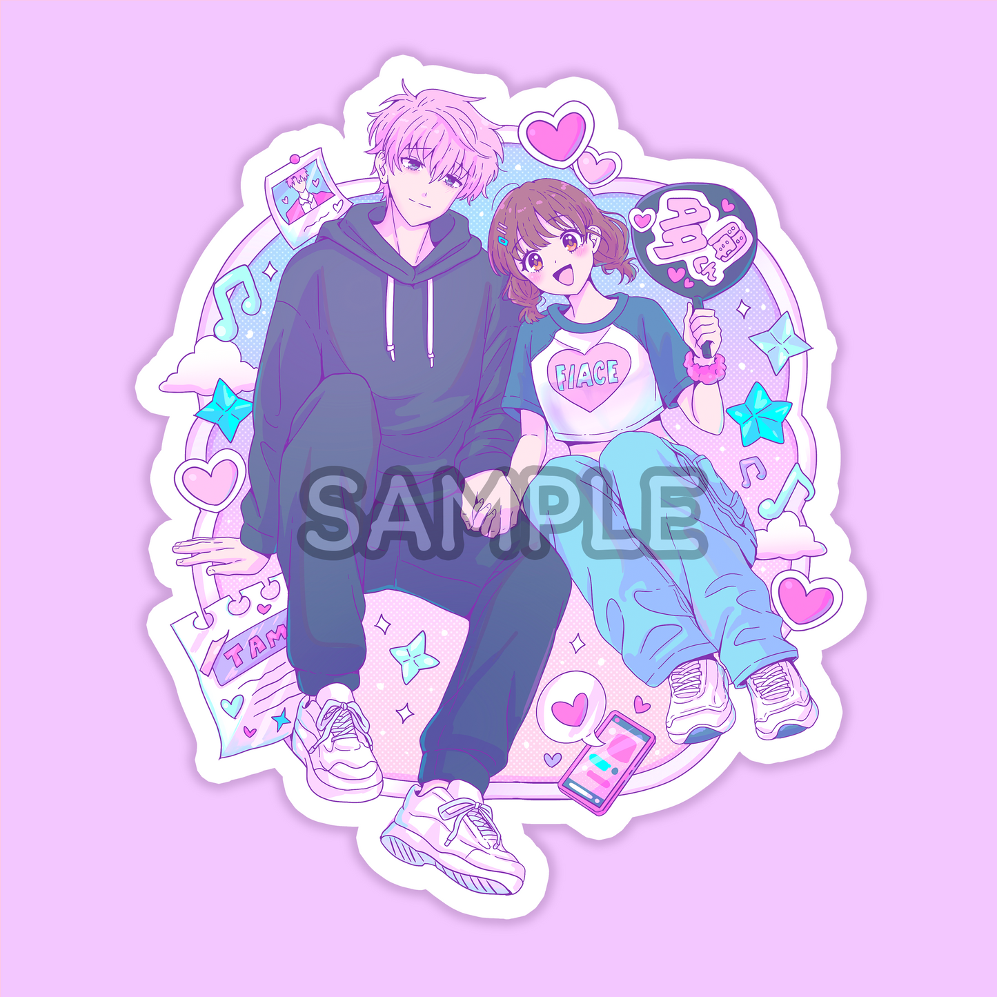 Cleaner Pastel Sticker (PRE-ORDER)