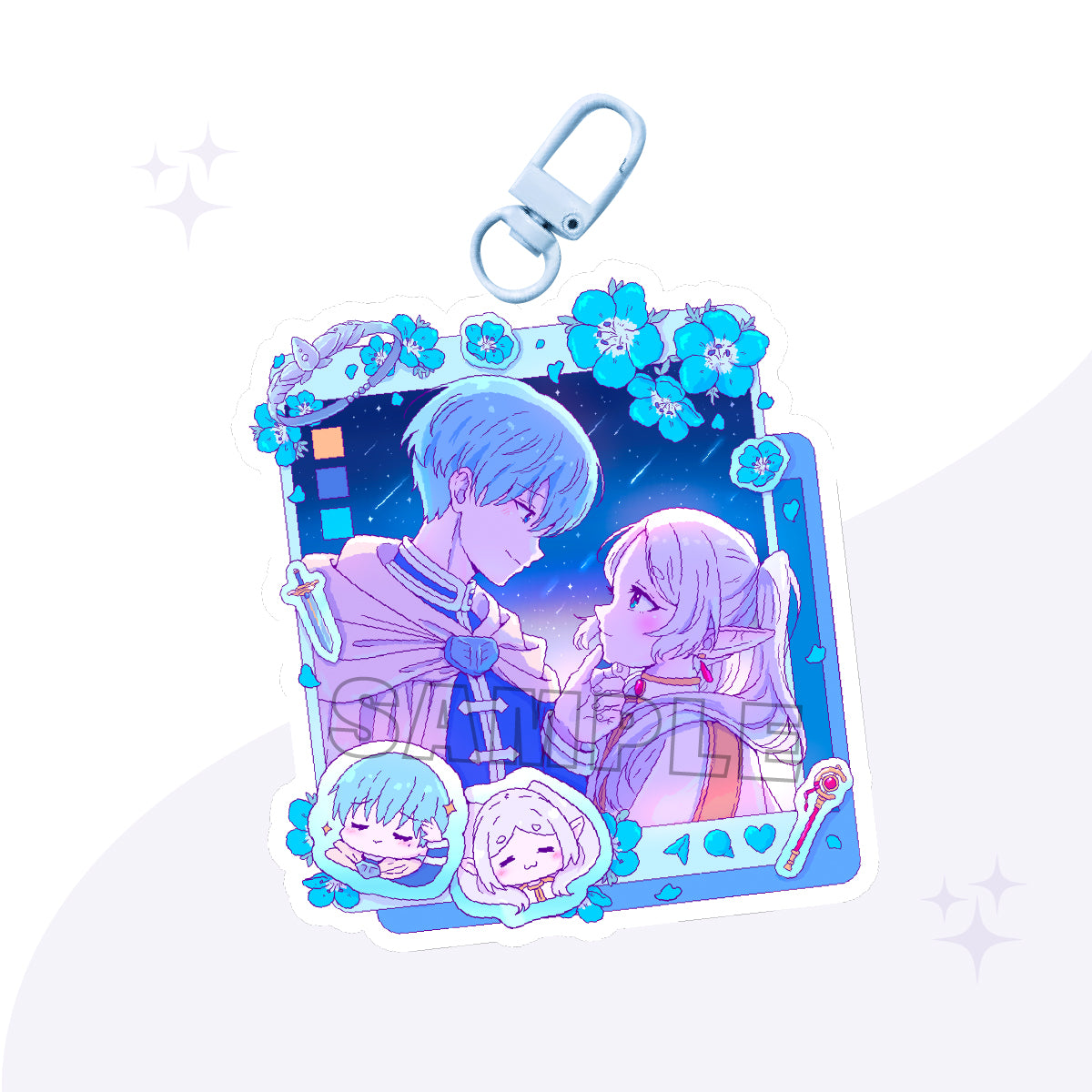 Elf Social Media Acrylic Charm (PRE-ORDER)