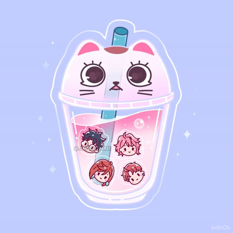 DDD Boba Shaker Acrylic Charm (IN-HAND)
