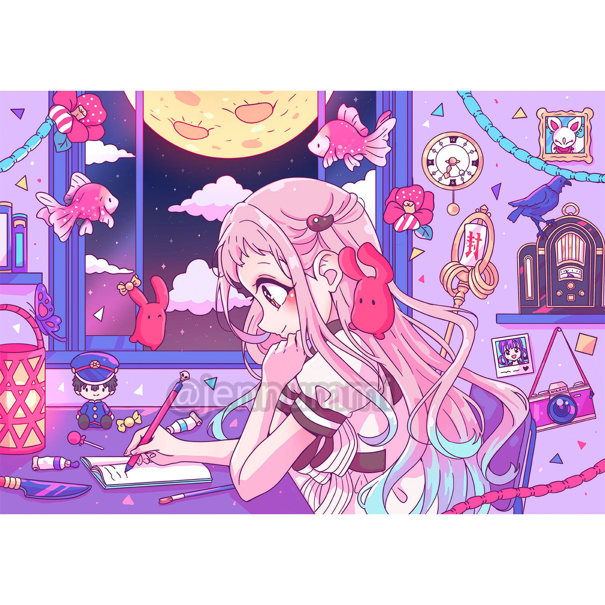 Fish Lofi Postcard (IN-HAND)