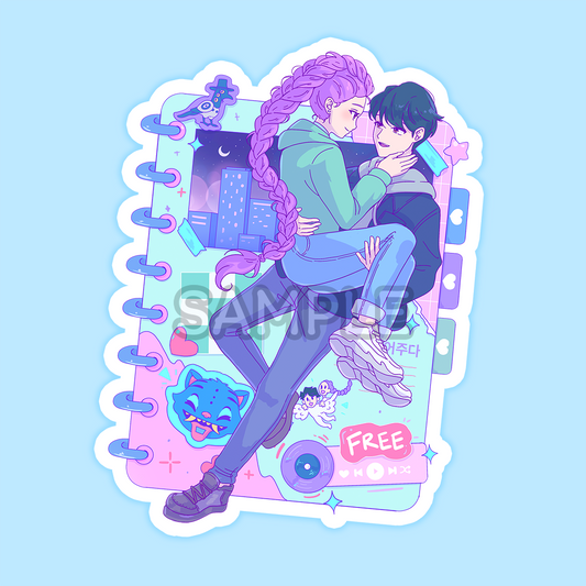 KPOP Fr33 Sticker (IN-HAND)