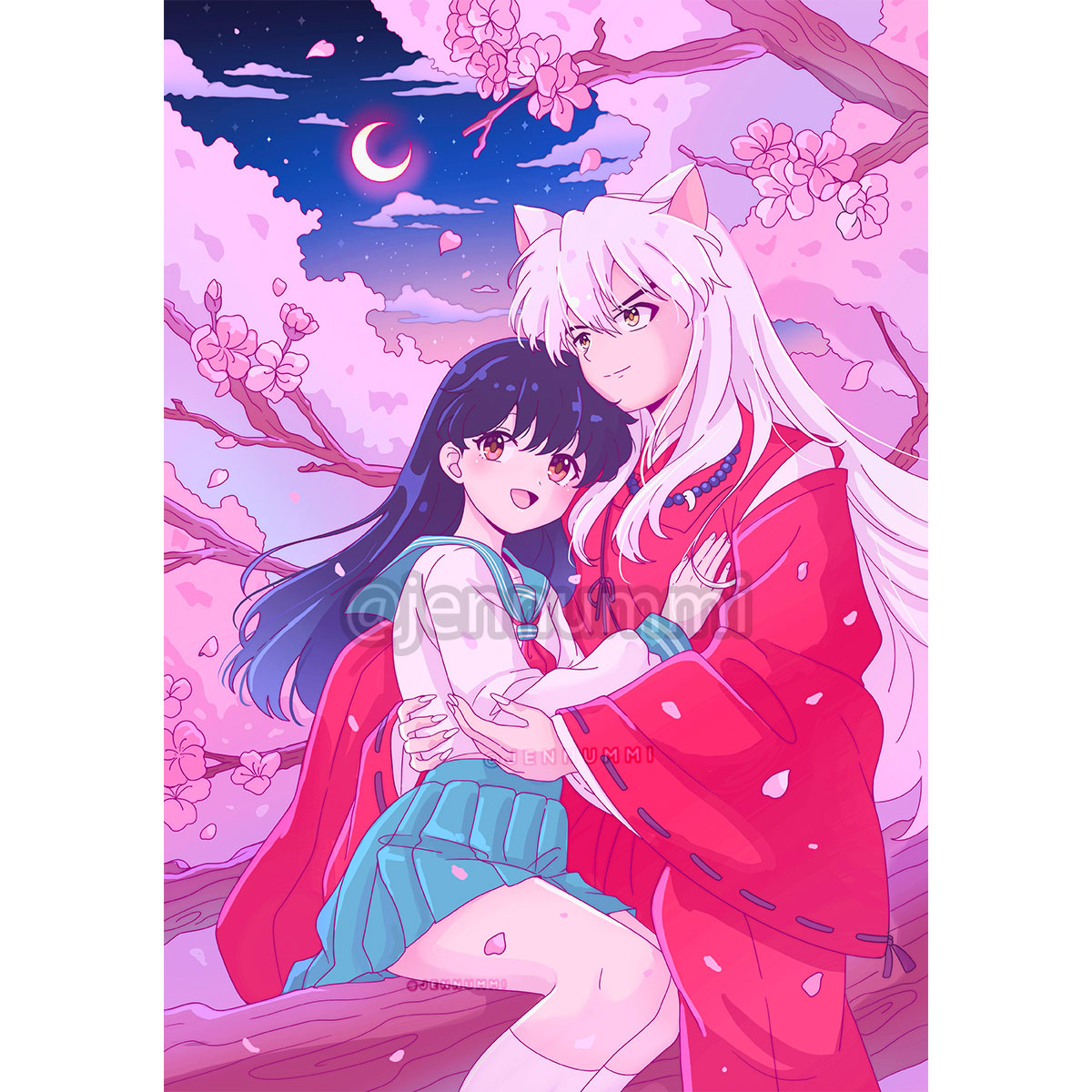 Half Demon Nights Postcard (IN-HAND)