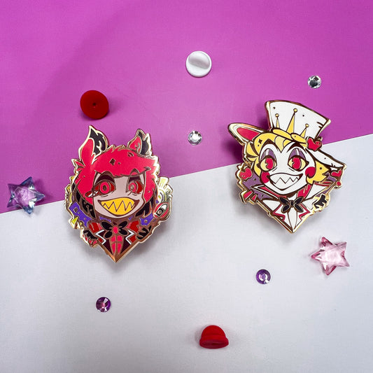 Hazbins Enamel Pins (IN-HAND)