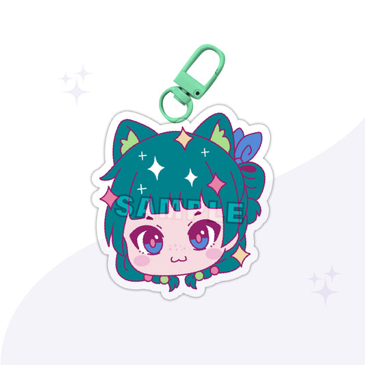 Poison Cat Acrylic Charm (IN-HAND)