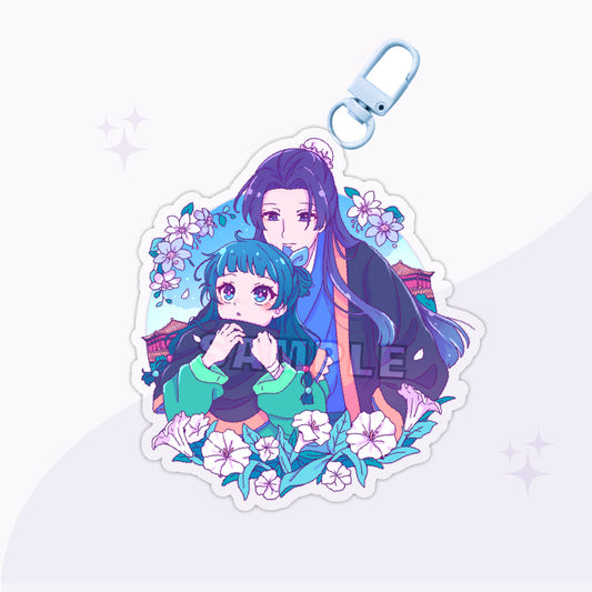 Poison Flowers Acrylic Charm (IN-HAND)