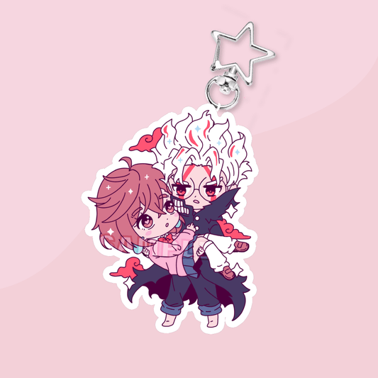 Psychic and Turbo Acrylic Charm (IN-HAND)