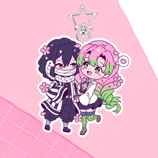 Love and Serpent Acrylic Charm (IN-HAND)