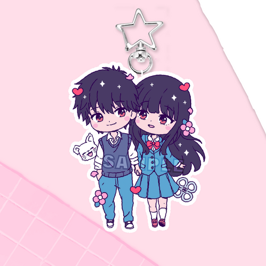Shy Lovers Acrylic Charm (IN-HAND)