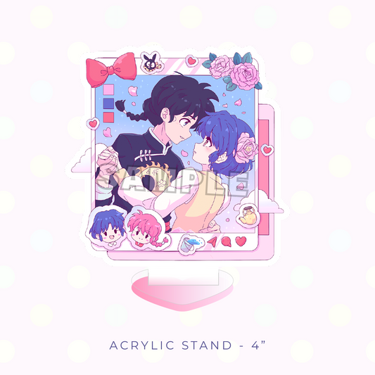 Social Media Half Acrylic Stand (PRE-ORDER)