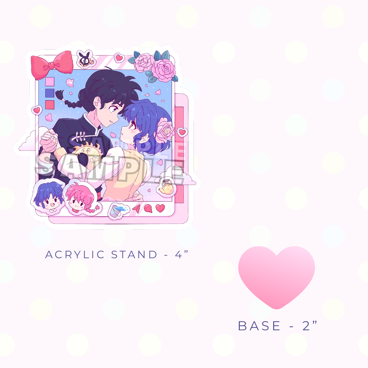 Social Media Half Acrylic Stand (PRE-ORDER)