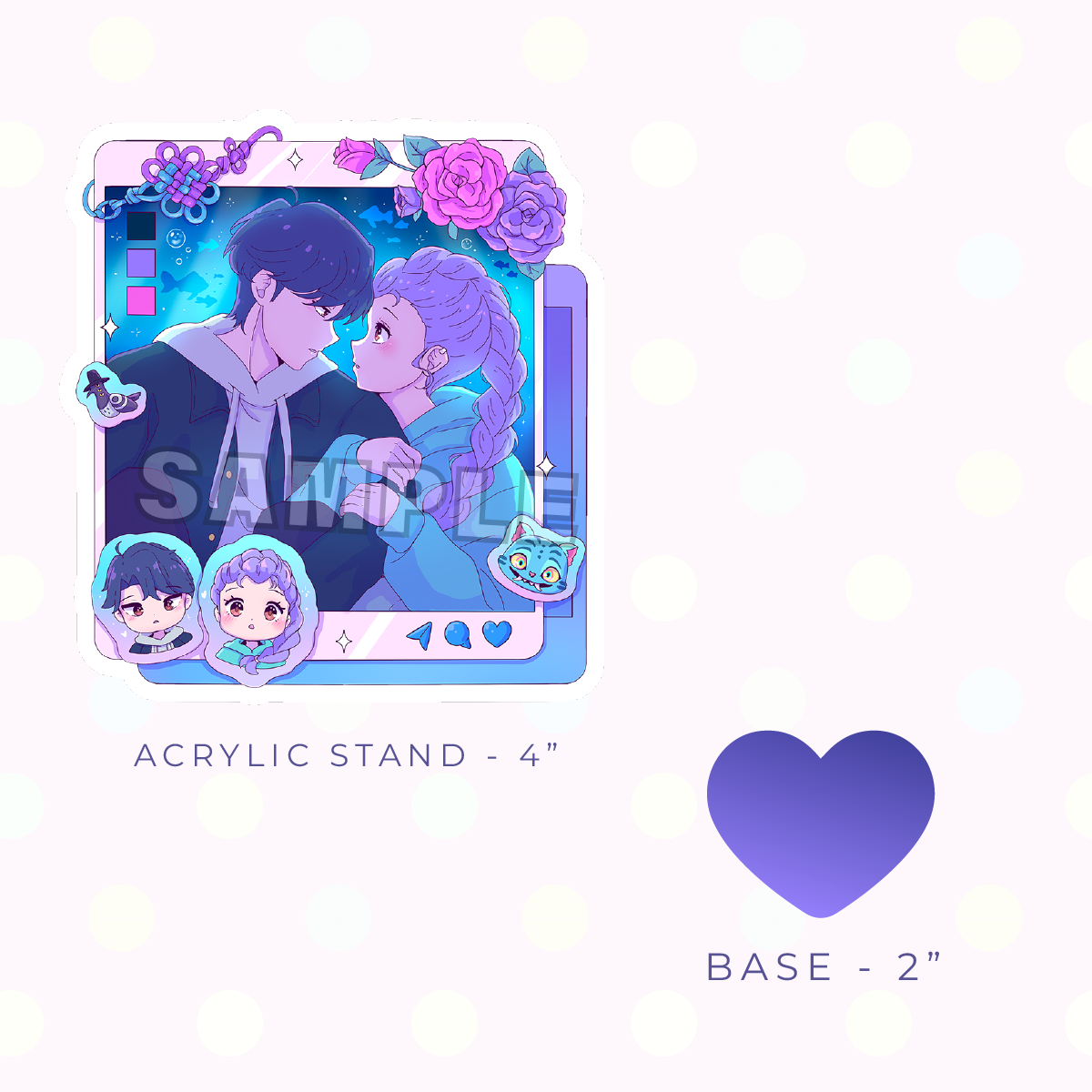 Social Media KP0P Acrylic Stand (PRE-ORDER)