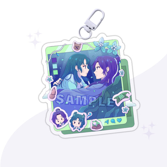 Social Media Poison Frog Acrylic Charm (IN-HAND)