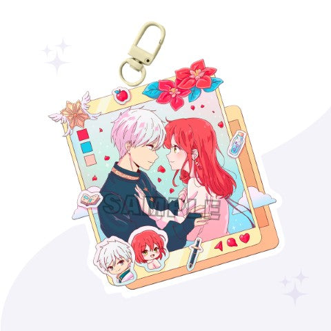 Social Media Red Acrylic Charm (PRE-ORDER)